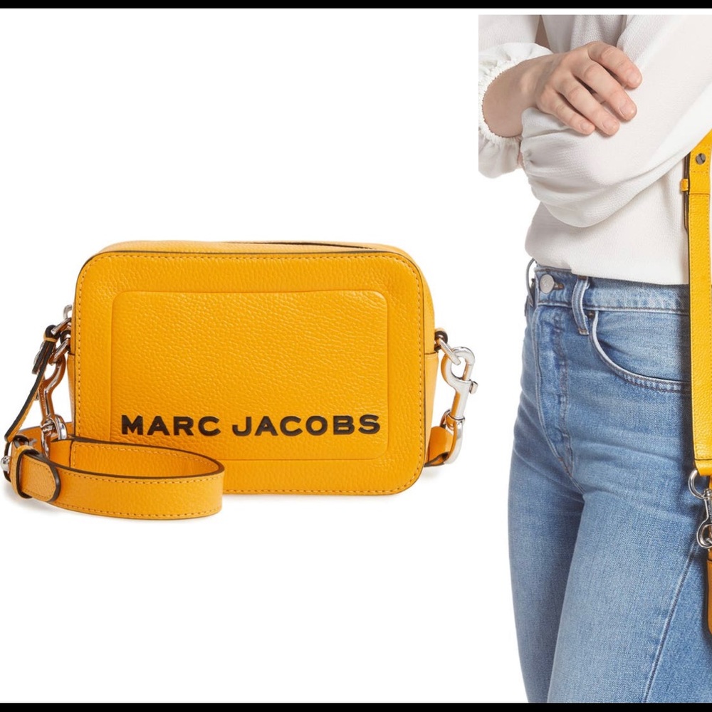 Marc Jacobs Leather Crossbody Yellow